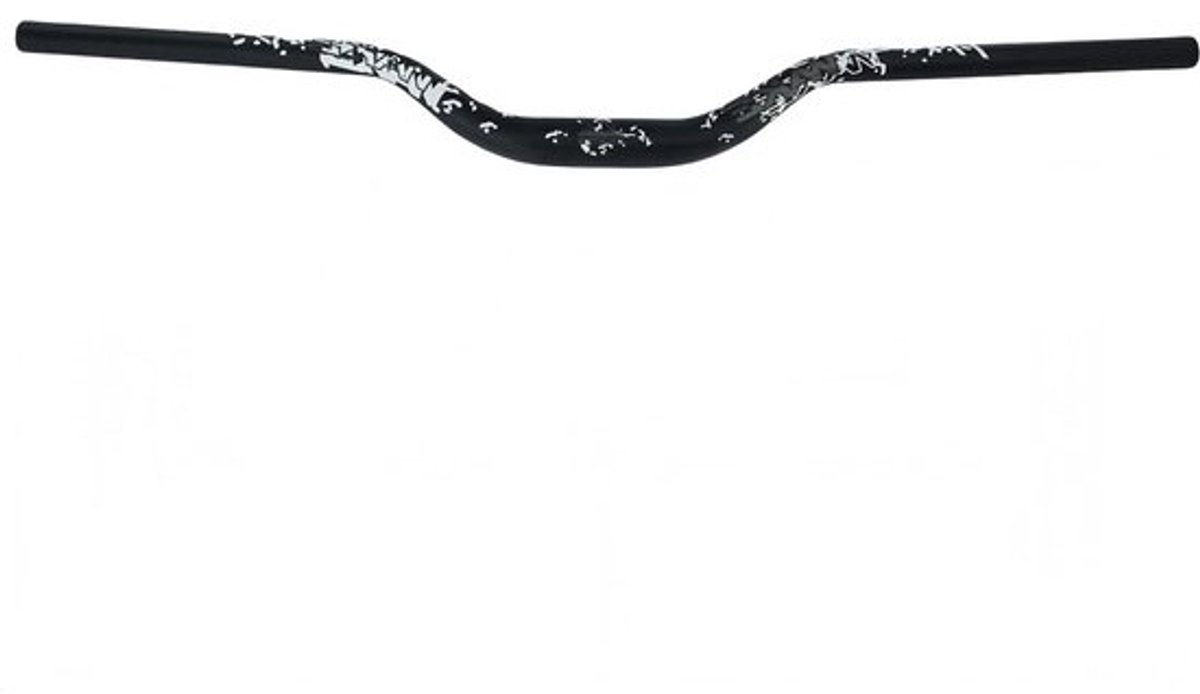 MTB Stuur - Fietsstuur Riser Bar - Mountainbiken Off-road - Extra Lange Breedte - 720 mm - Zwart Wit