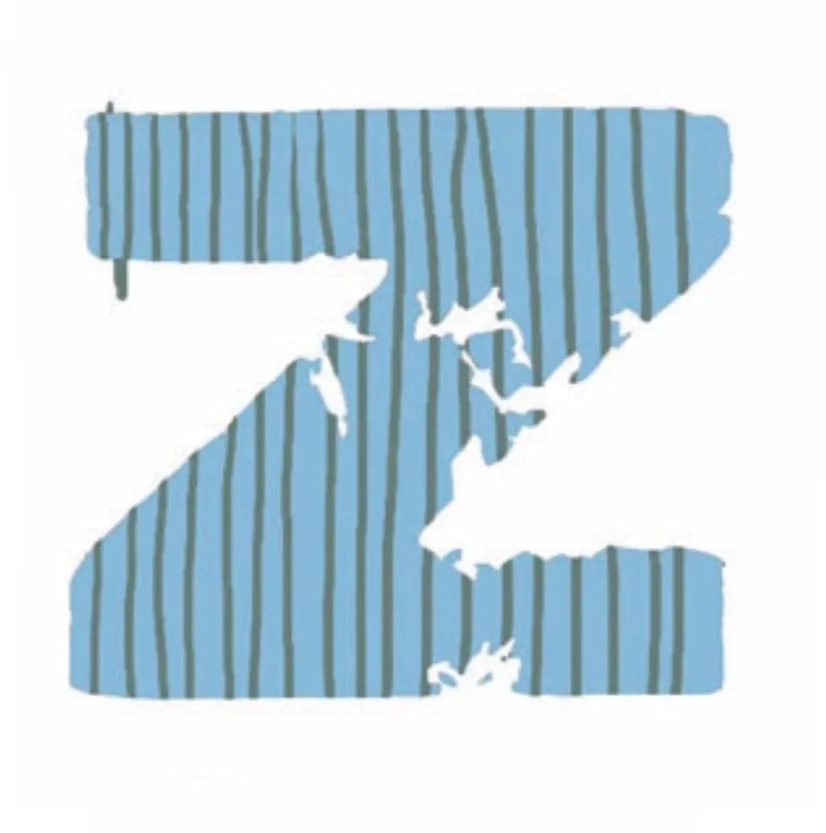 Lilipinso sticker blauwe letter z