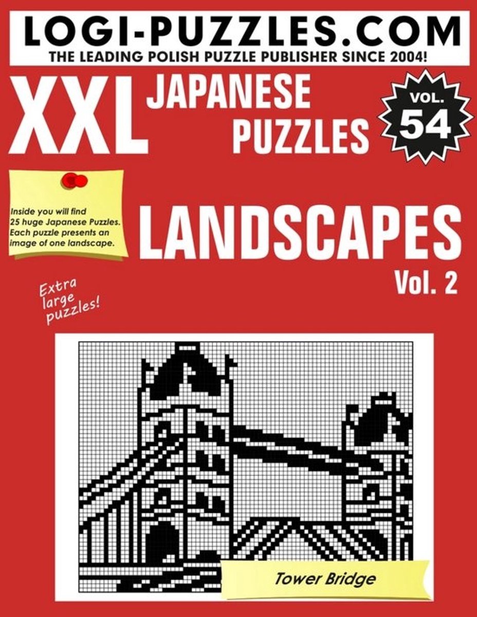 Logische Puzzels XXL: Japanse Puzzels Landschappen Deel 2