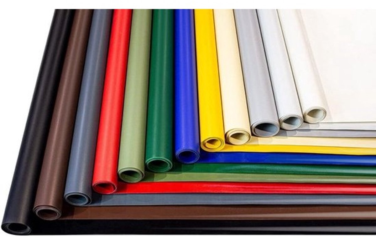 Industrieel PVC Zeil per Meter - 600 g/m² - Scheurvast en Waterdicht Zwart
