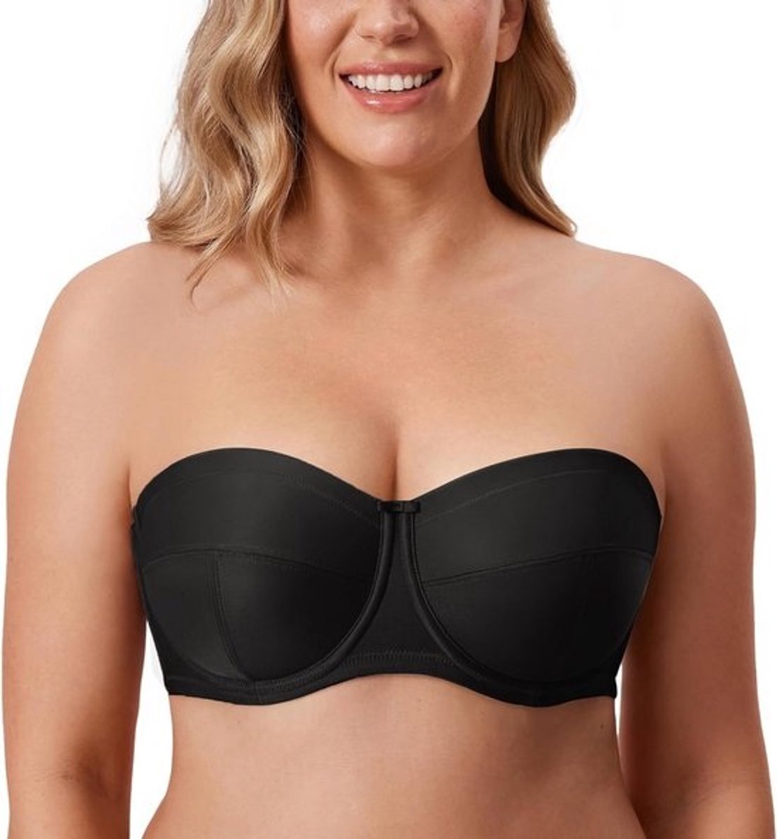 Strapless Beugel Bh Grote Maten Vrouwen Zonder Vulling Converteerbaar