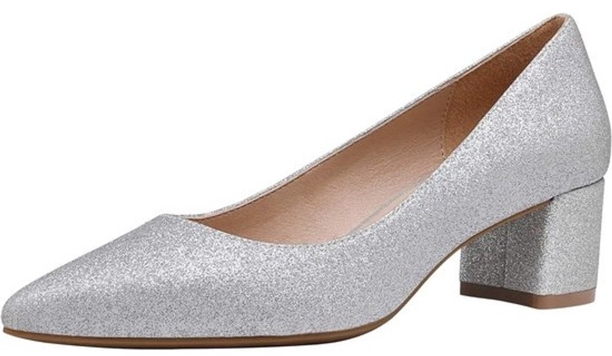 Dames Lage Blokhak Pumps Gesloten Teen Comfortabele Slip-On Schoenen