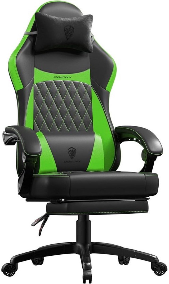 Ergonomische Race Gaming Stoel met Lumbaalsteun en Voetensteun tot 150 kg