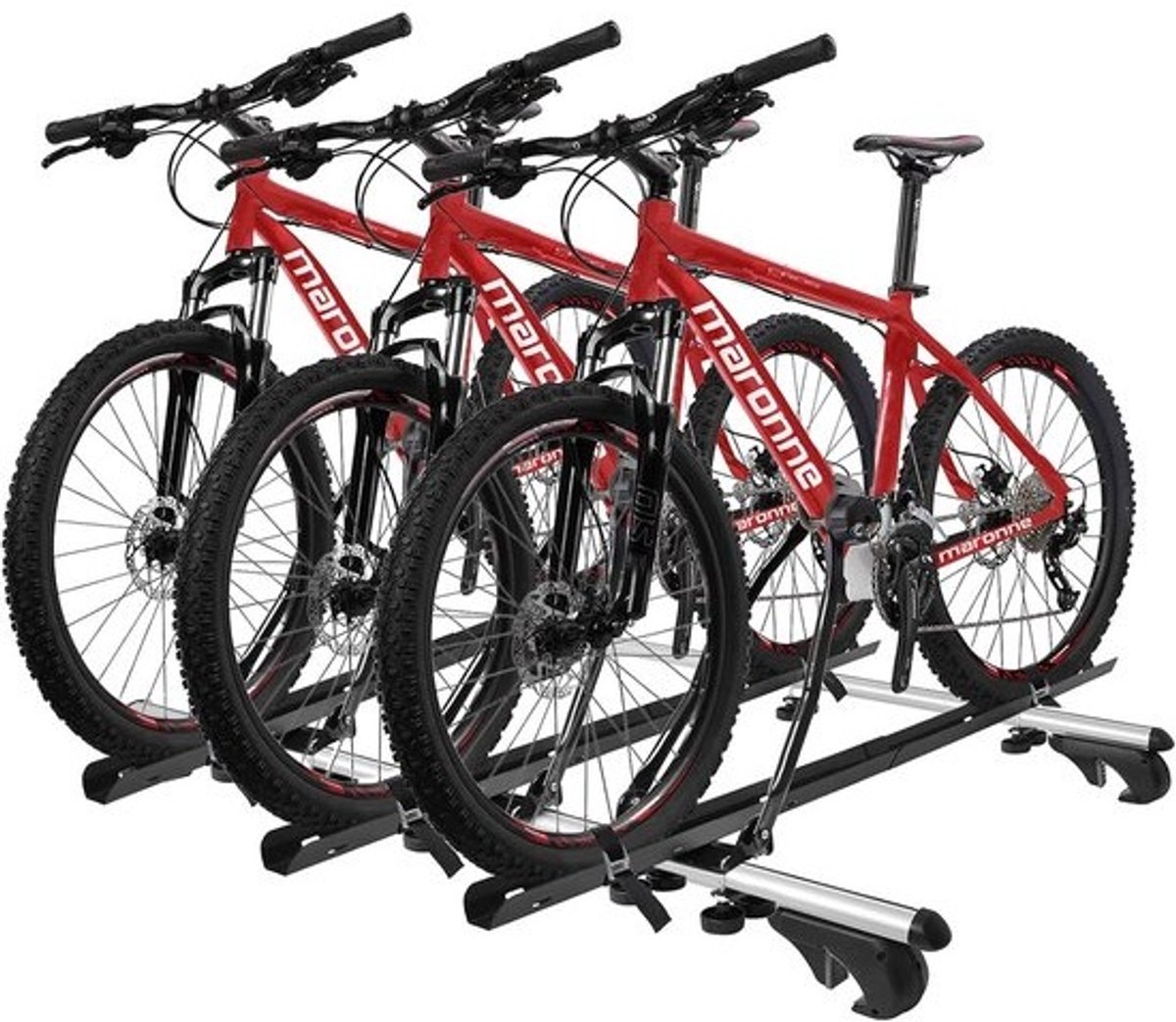 Fietsendrager voor Dak met Framebevestiging en Slot