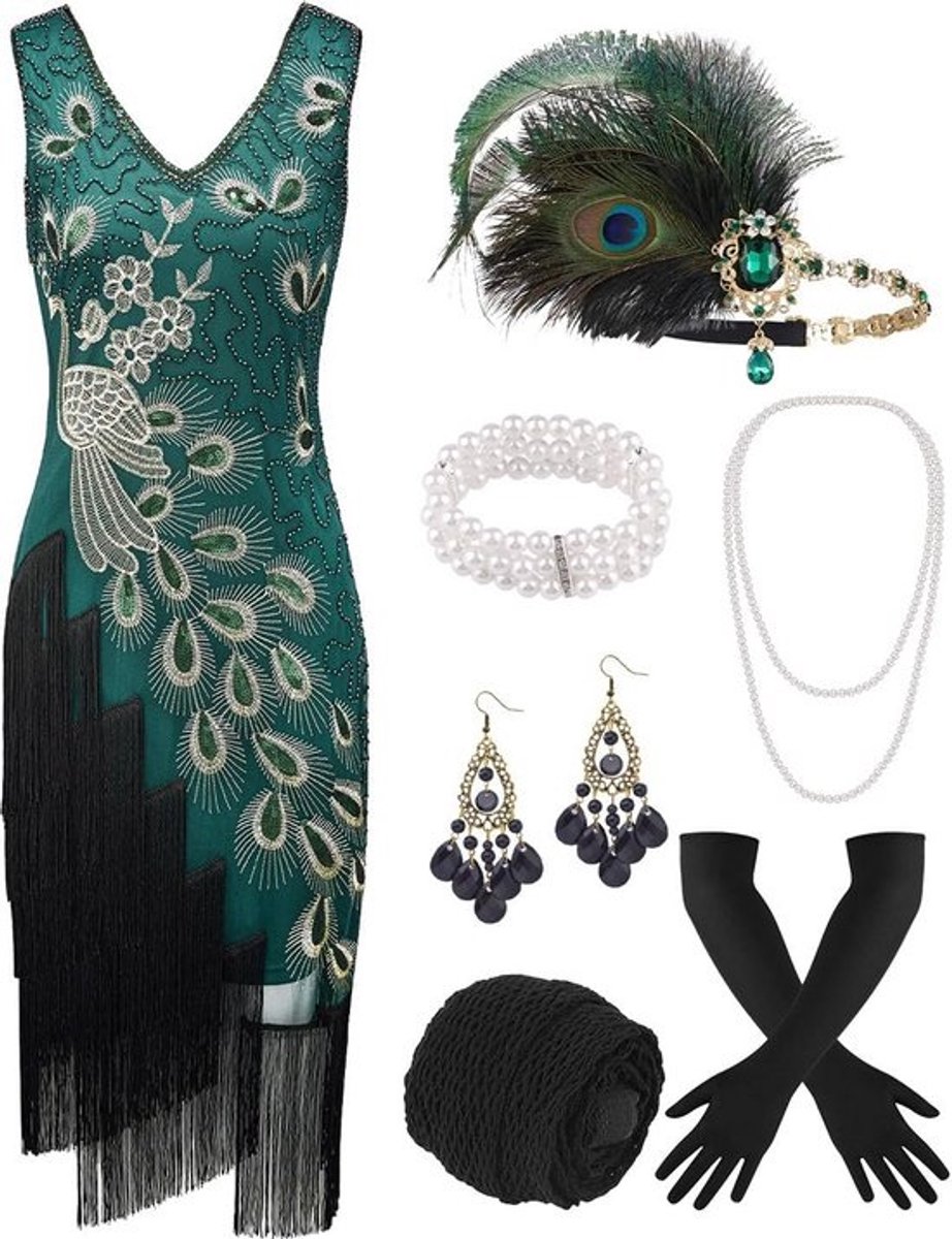 20 Delige Vrouwen Flapper Jurk: Glitter, Franjes en Vintage 1920s Stijl