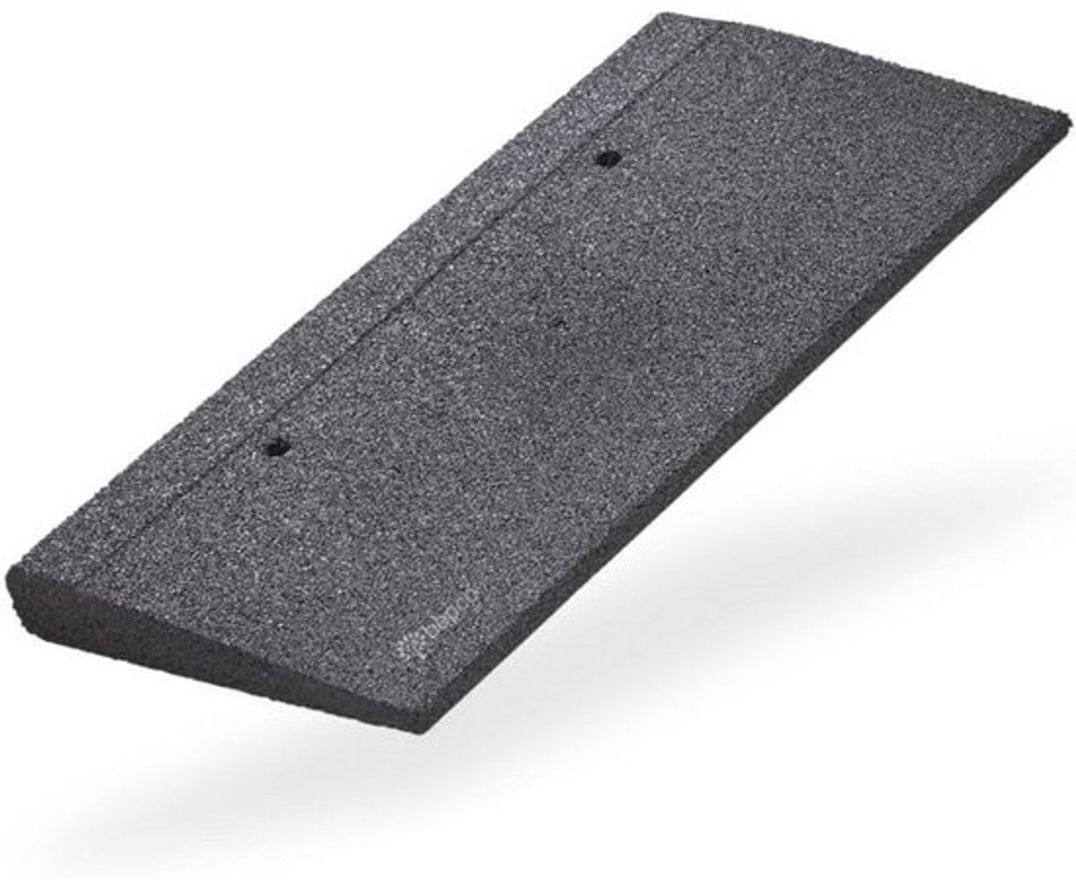 Rubberen Stoeprand Oprit voor Drempels en Traptreden - 50x25x4 cm