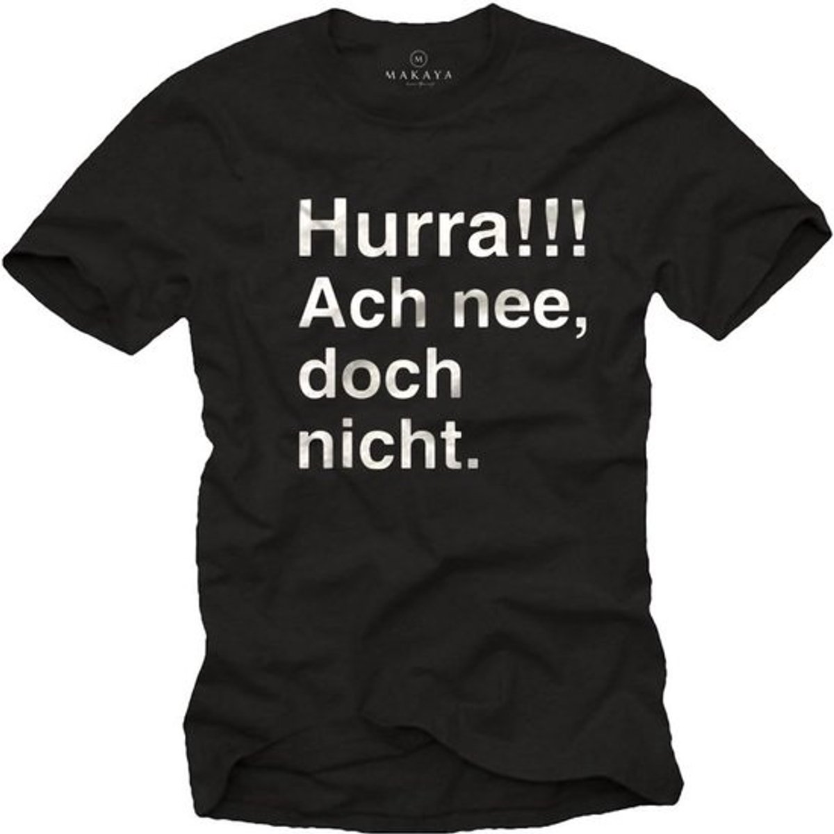 Grappig T-Shirt met Tekst voor Heren - Kwaliteit Katoen en Zeefdruk
