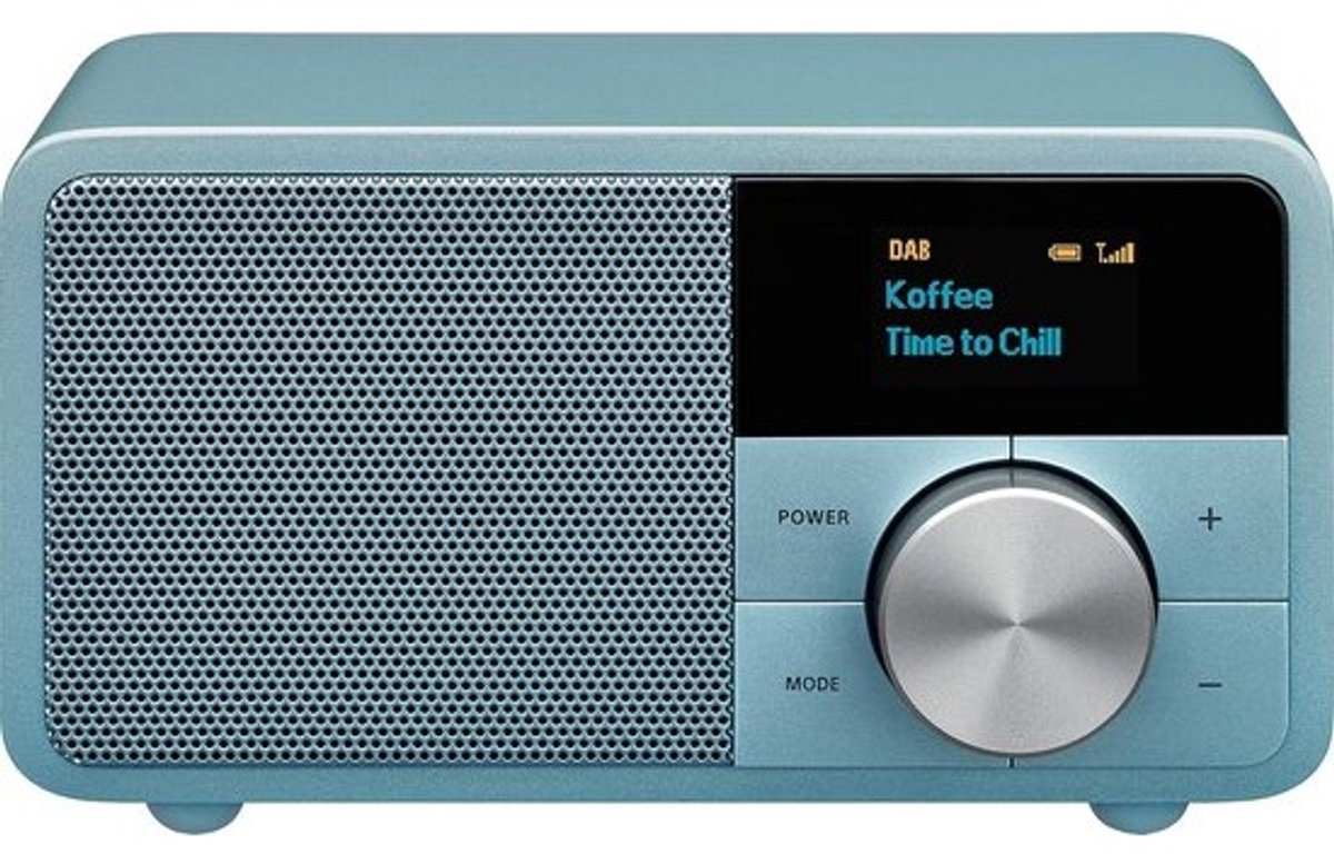 DAB+ Radio Mini met Bluetooth en Houten Behuizing - Draagbare FM Radio