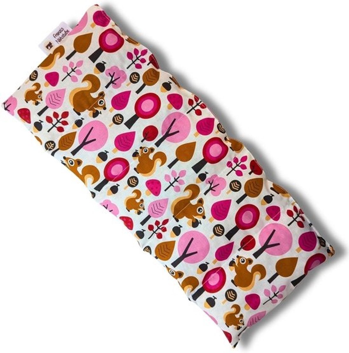 Kersenpitkussen - Warmtekussen Graankussen - Pijnverlichting Ontspanning - Dubbelzijdig Gebruik - 50 x 20 cm - Roze Bos