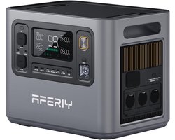 AFERIY P300 3000 W 2048 Wh Powerstation, 1200 W zonne-energie, 1,5 uur opladen, uitbreidbaar tot 10,24 kWh, 220–240 V