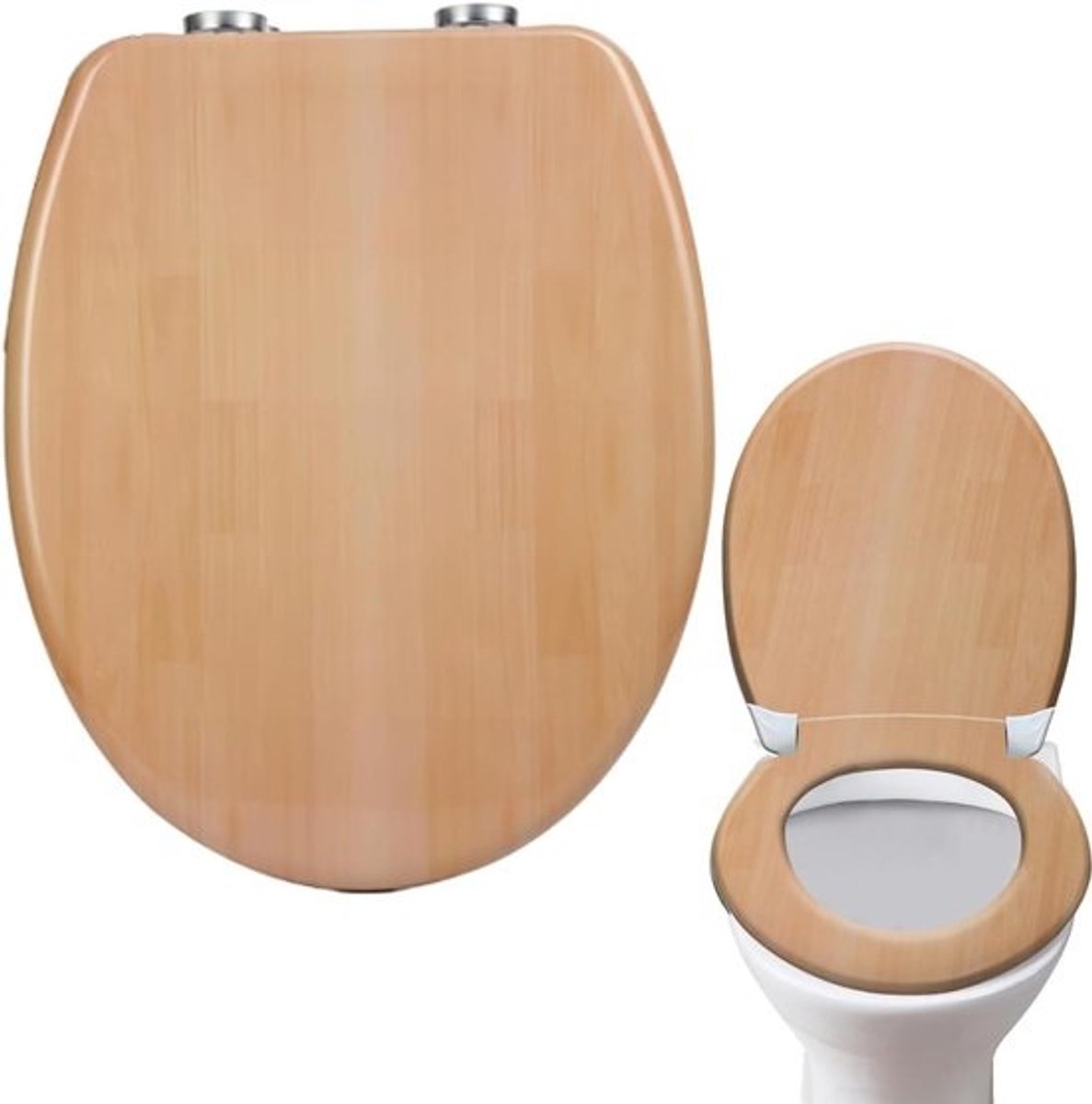 Toiletbril Ovaal met Softclosemechanisme - Stabiele Kwaliteit en Eenvoudige Montage