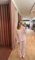 Ralph Lauren, damespyjama, roze ruit, XS