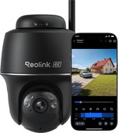 Reolink Argus PT Ultra - 4K Batterij-buitencamera - Pan/Tilt & Auto-tracking - Kleuren Nachtzicht - WiFi 6 - Geen Abo - Home Hub - Zwart