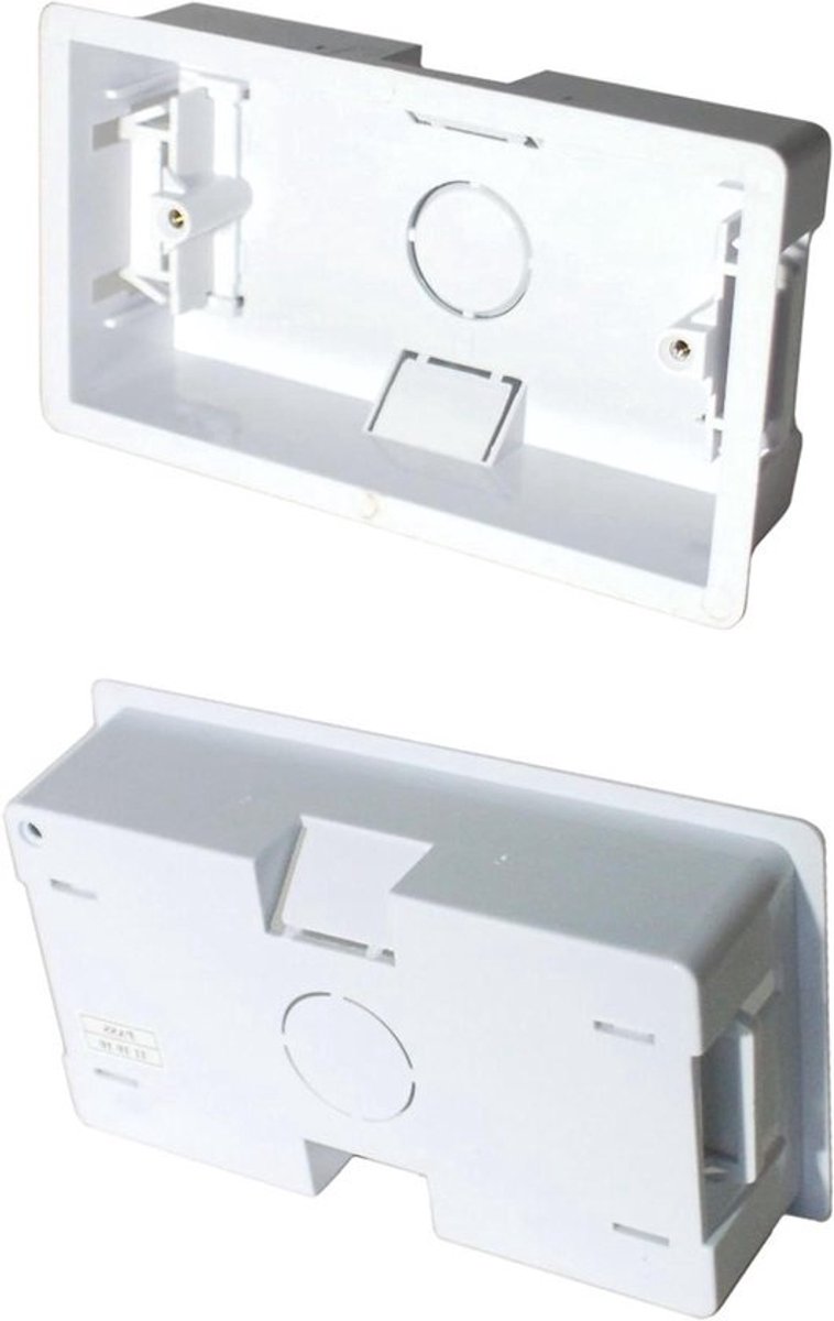 Inbouwdozen Kunststof - Pattress Boxen - Elektrische Installatie - Gipsplaat Bevestiging - 10x 35mm - Wit