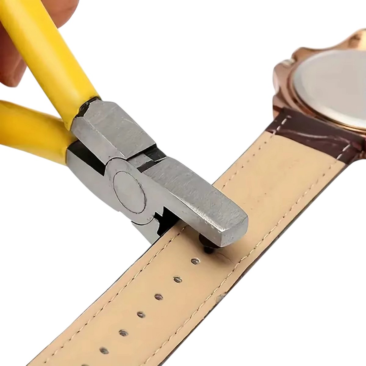 Leren Perforator Tang 2 mm – Gaatjestang voor Leer, Riemen en Schoenen, Universele Riempons voor DIY Reparatie