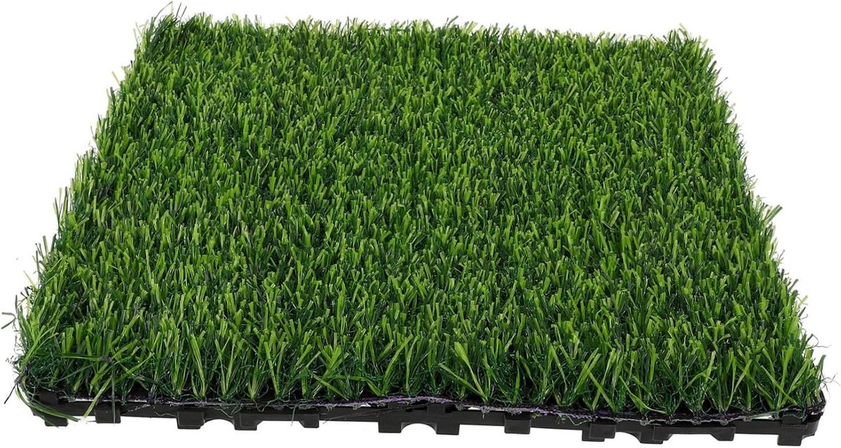 Kunstgras Mat - Nep Gazon - Decoratief Gebruik - Onderhoudsvrij - 30x30x2 cm - Groen