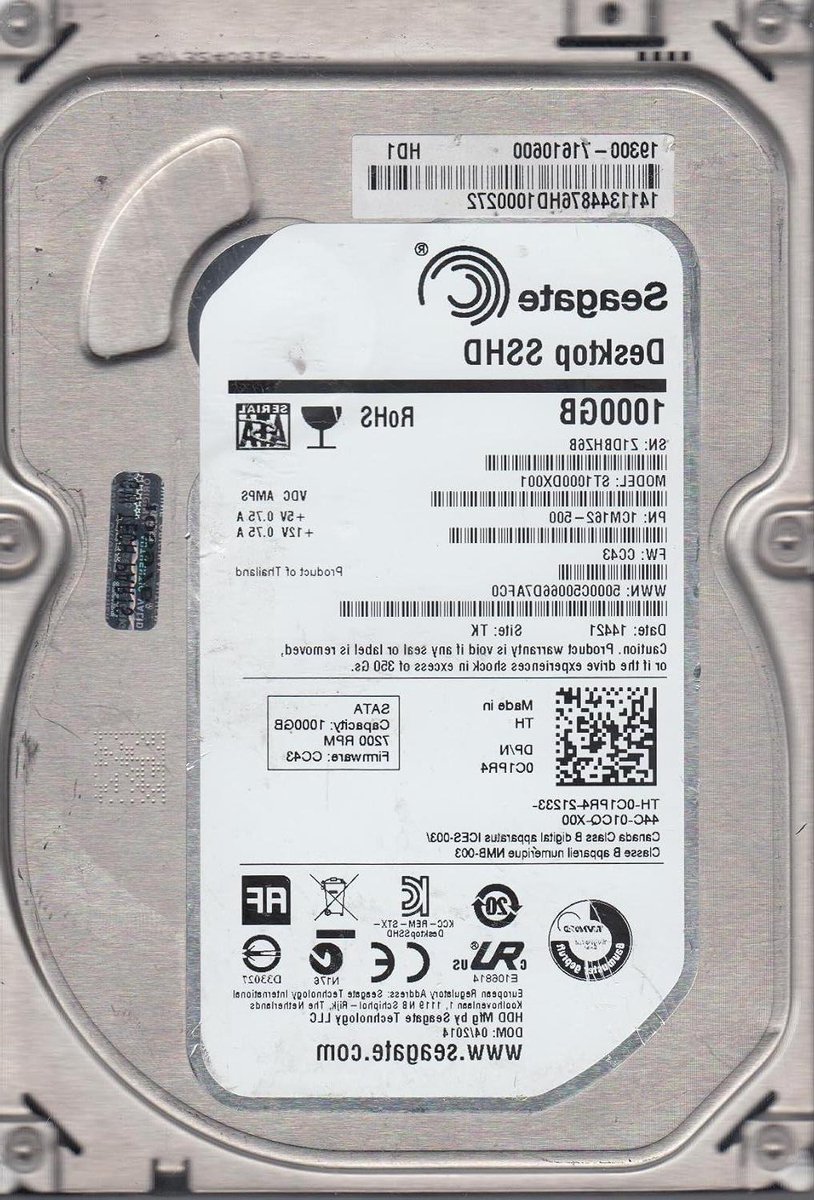 Interne Harde Schijf - Opslag Medium - Desktop Opslag - 1TB Capaciteit - 3.5 Inch - Zilver