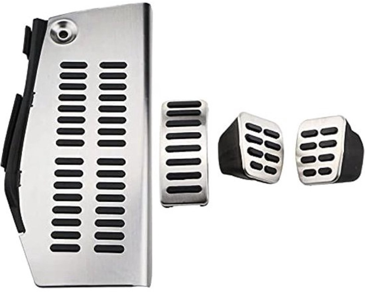 Pedaal Covers - Auto Accessoires - Verbeterde Grip - Slijtvast Aluminium - 1x1x1 cm - Met Rust B Stijl