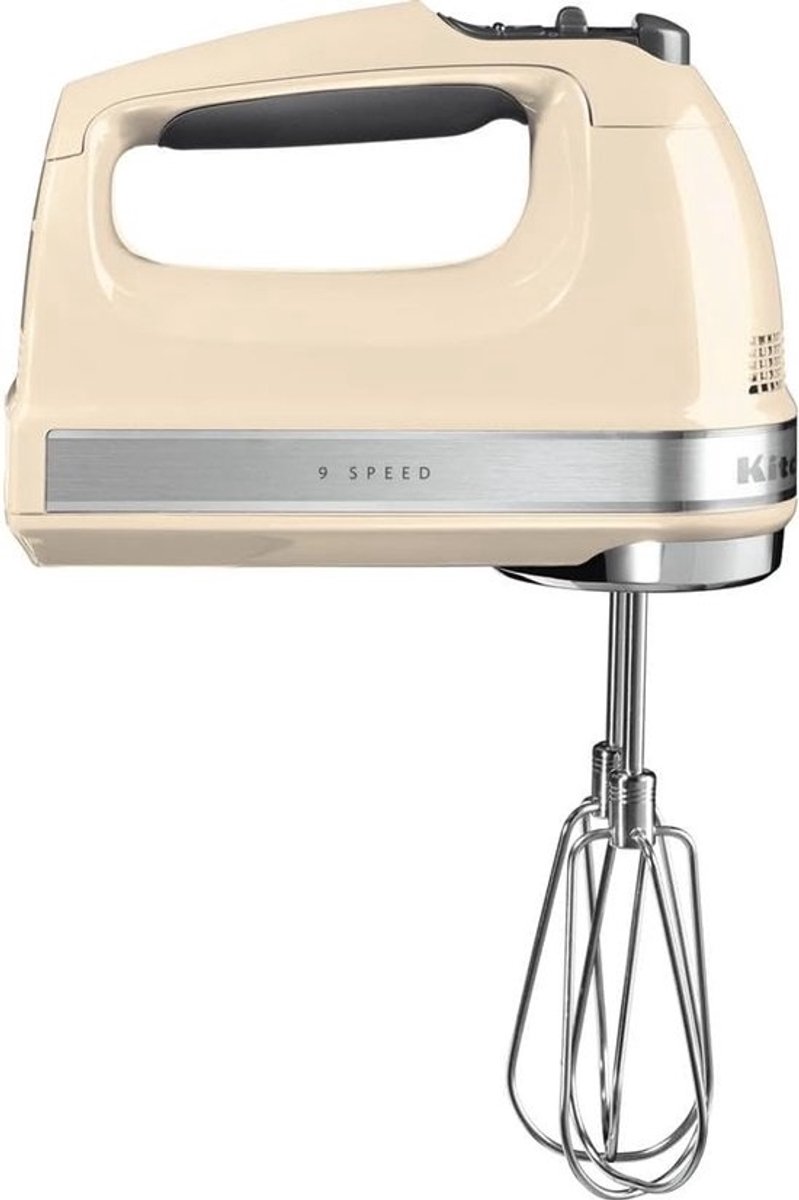 Handmixer - Keukenmixer - Bakken en Koken - 9 Snelheden Digitaal - 85 Watt - Amandelwit