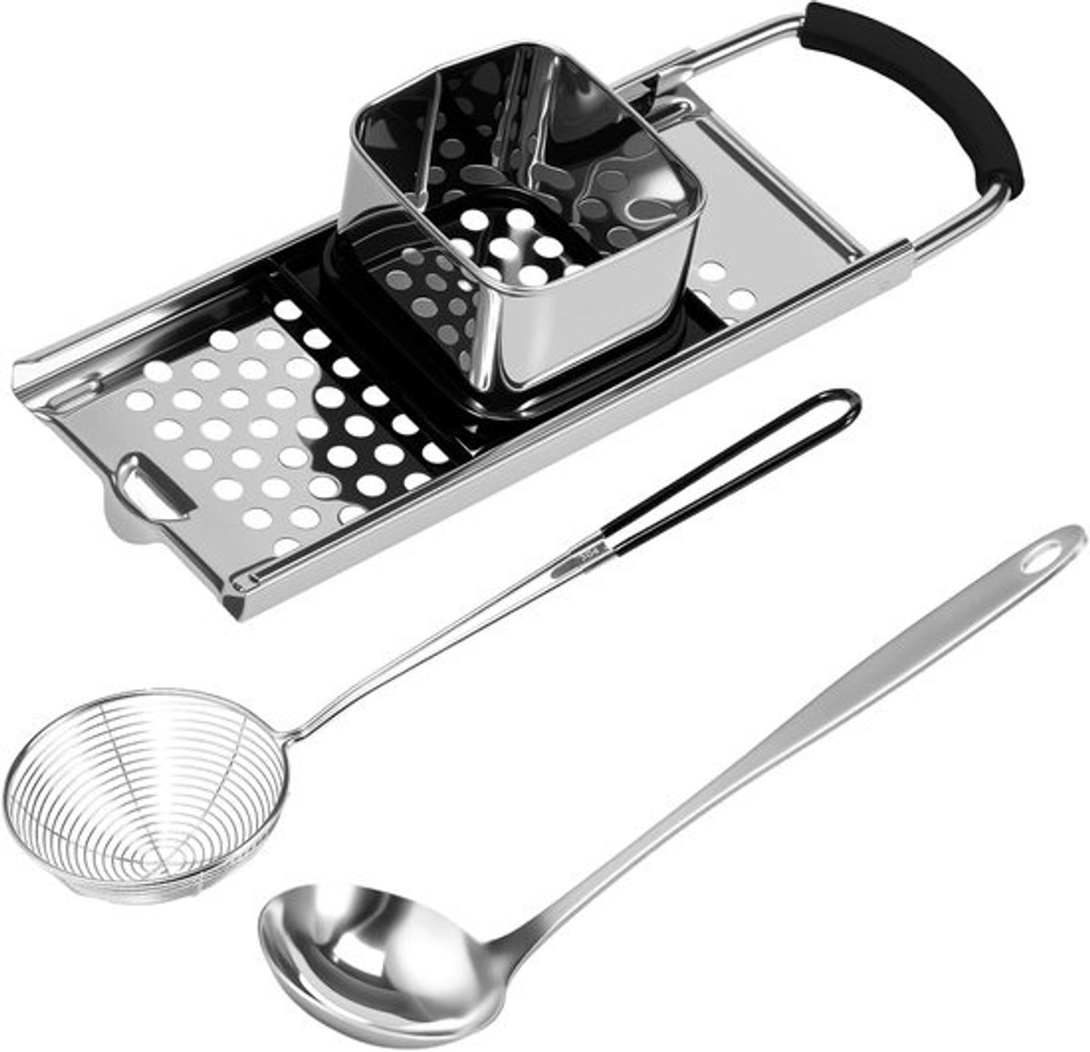 Spätzle Schaaf - Pasta Maker - Verse Pasta Maken - Roestvrij Staal - 32.5 x 11 x 7 cm