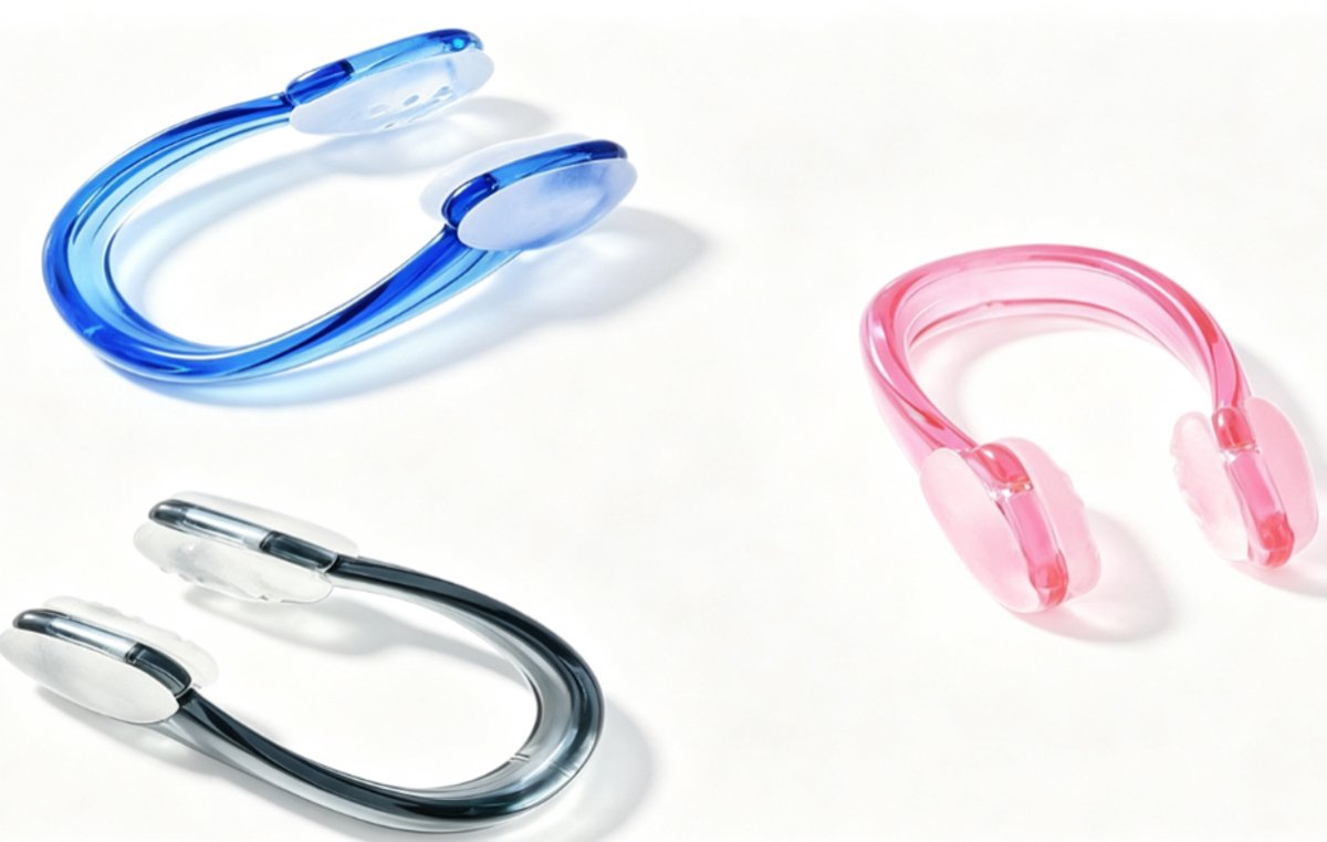 Neusklemmen voor zwemmen – Set van 3 siliconen neusklemmen, geschikt voor kinderen (vanaf 7 jaar) en volwassenen; waterdicht ontwerp, ideaal voor duiken, zwemmen en andere watersporten; inclusief opbergdoosje; verkrijgbaar in diverse kleuren.