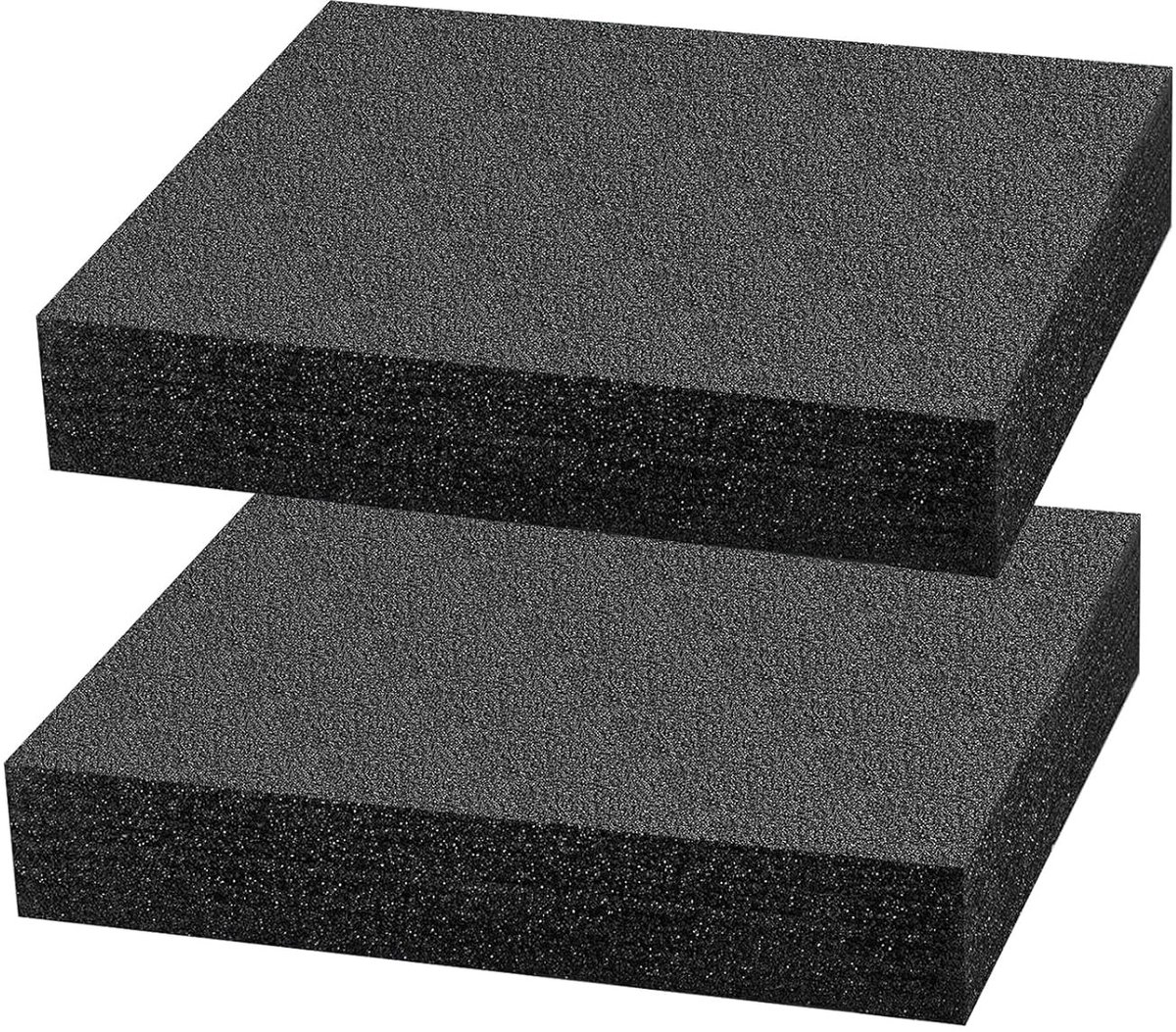 Foam Board Snijgereedschapset, 2 Stuks, Camera Beschermcase, Schuim Inzet voor Gereedschapsorganisatie, Zwart, 300 x 250 x 60 mm, Ideaal voor Fotografie en Opslag
