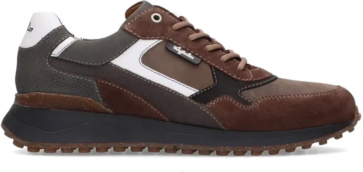 Australian Heren Sneaker Yamato Gijs Bruin Combi 15.1712.02-PKK