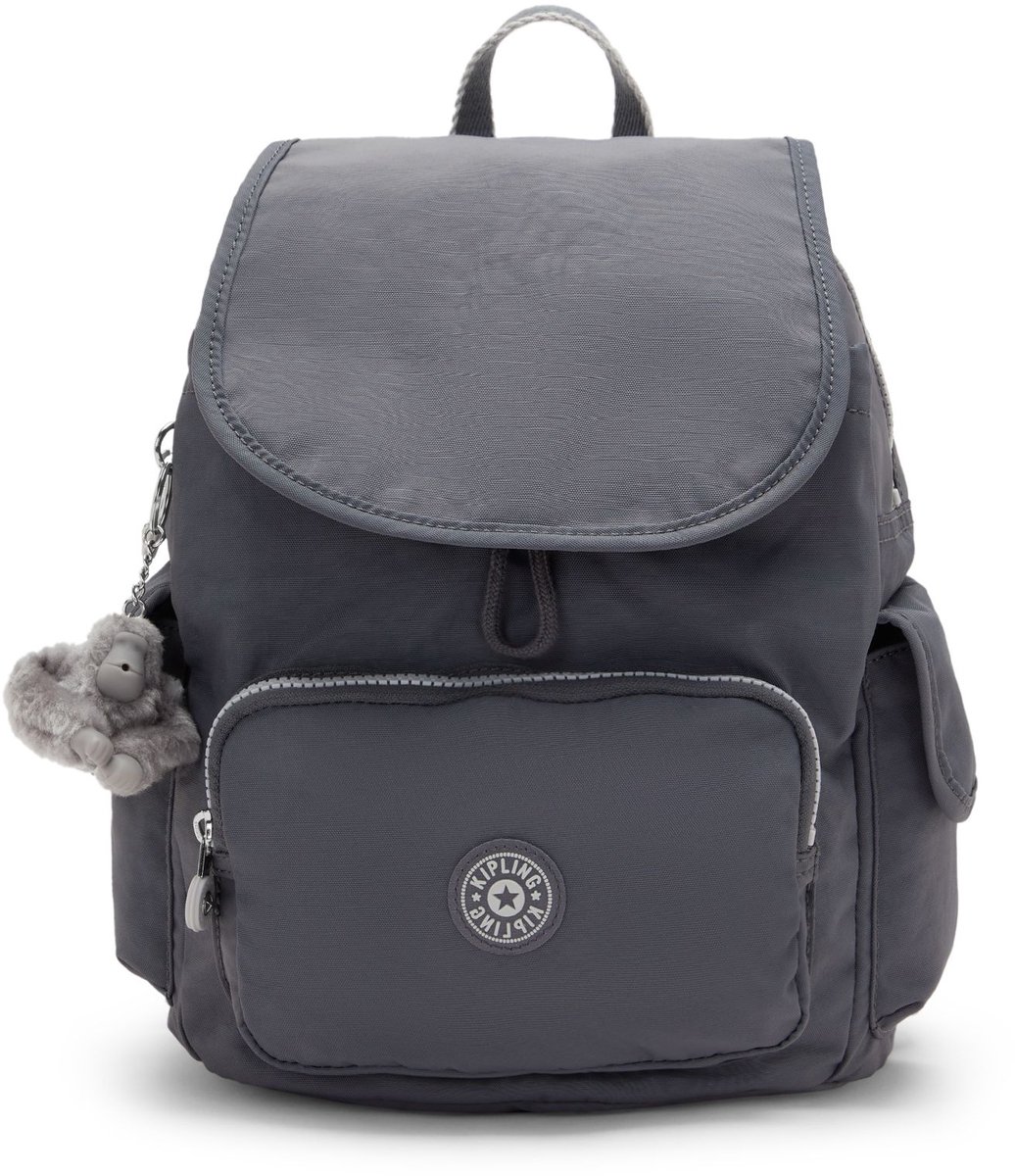 kipling vrijetijdsrugzak rugzak Basic Eyes Wide Open City Pack S Backpack S Moonlit Grey grijs
