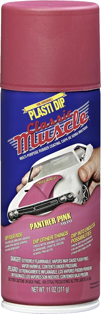 Plasti Dip Panther Pink 325 ml – Spuitbare Rubber Coating – Verwijderbare Sprayfolie – Roze – Auto, Velgen & DIY
