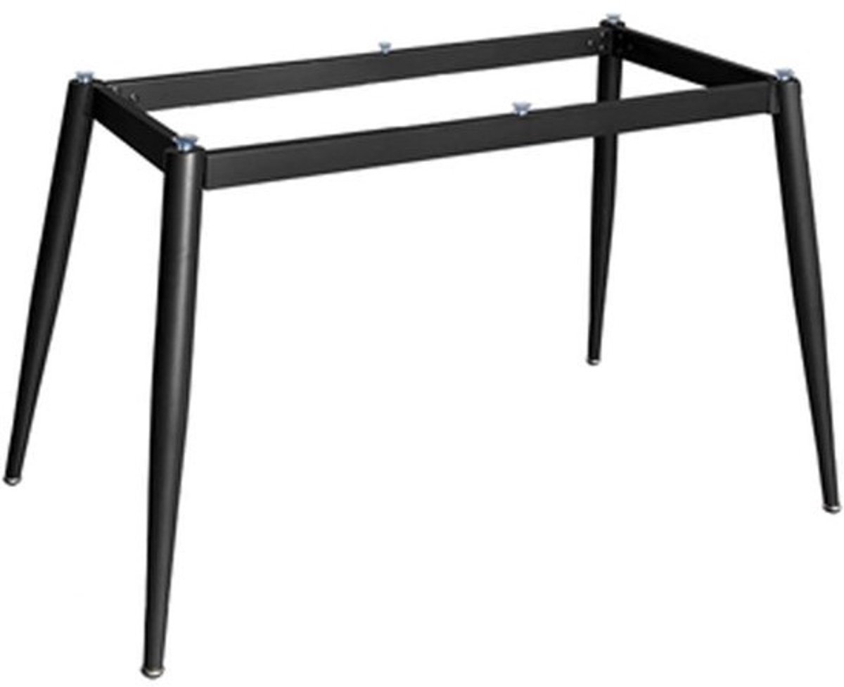 Metalen tafelpoten - Bureau onderstel - Meubels maken - Zware draagkracht - 72 cm hoog - Zwart