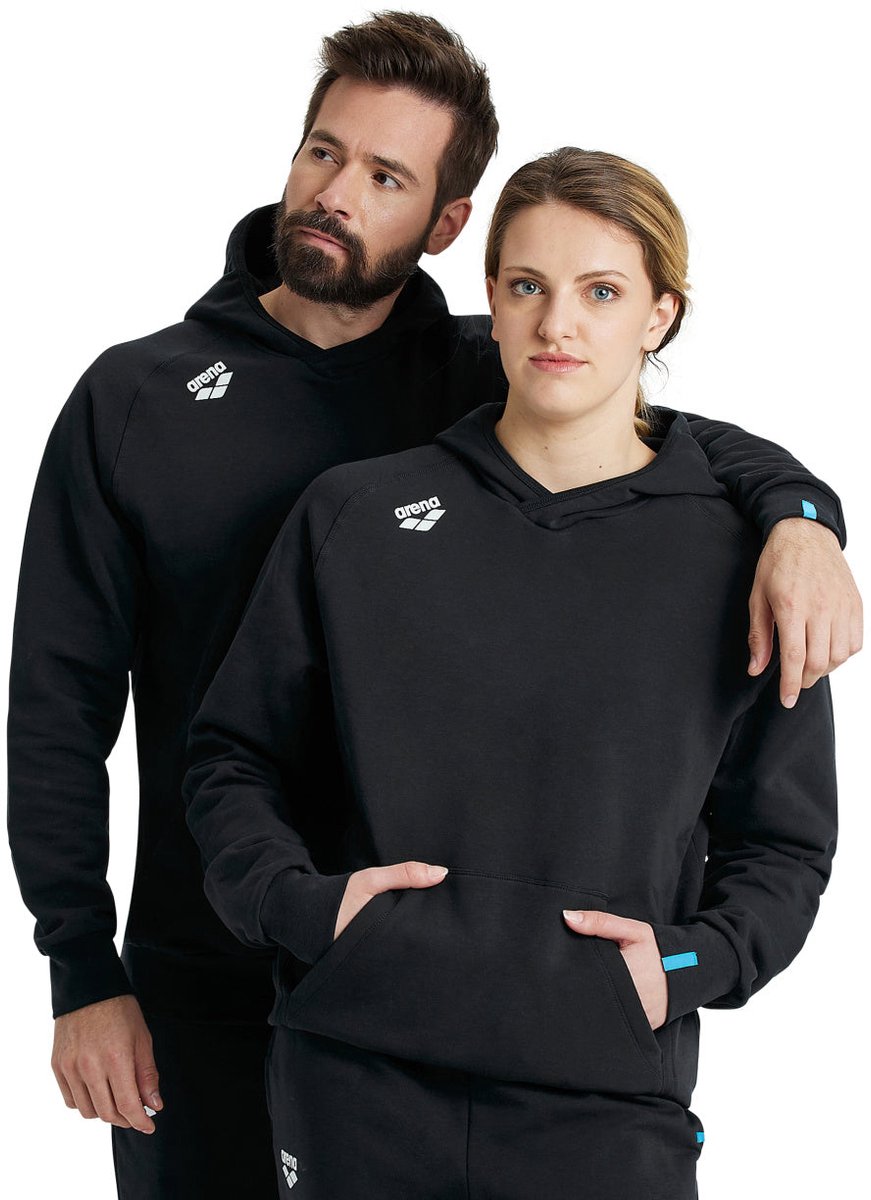 Arena Trui Team Hooded Sweat Panel Zwart