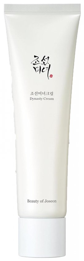 Witte tube van Beauty of Joseon Dynasty Cream met Koreaanse tekst. 100 ml.