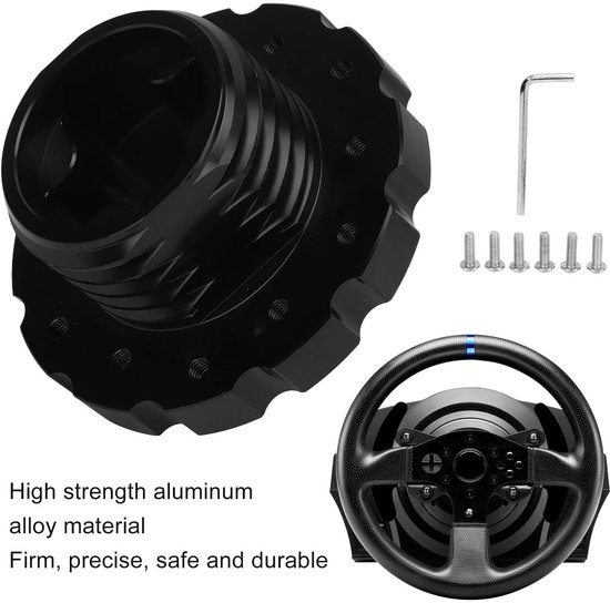 ZEYNOMAX - Aluminium Stuurwiel Adapter - Racing Game Upgrade - 73mm Formaat - Gaming Accessoire - Geschikt voor Thrustmaster T500/T300 van zeynomax — afbeelding 4