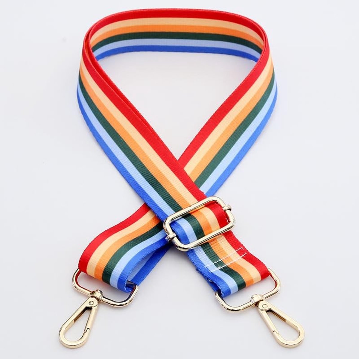 Dailygoods- Schouderriem Verstelbaar 75-130 cm - Tasriem - Schouderband voor Tas - Vervangende Riempje - Duurzaam Nylon - Robuuste Hardware