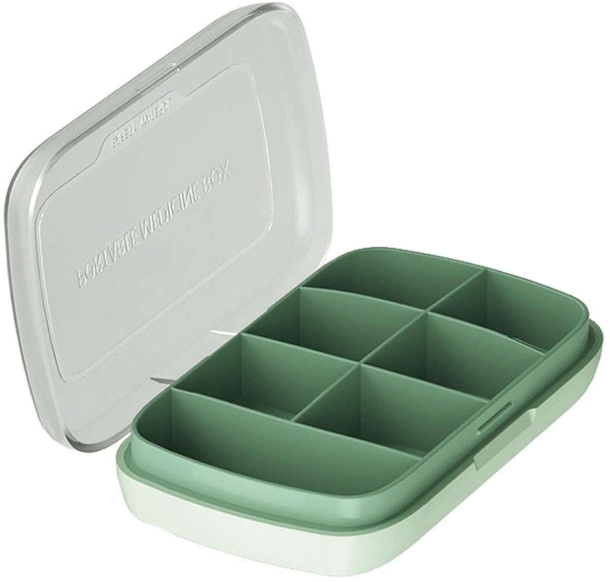 Dailygoods - Draagbare Pillendoos voor Dagelijks Gebruik - Organizer voor Tablets en Vitamines