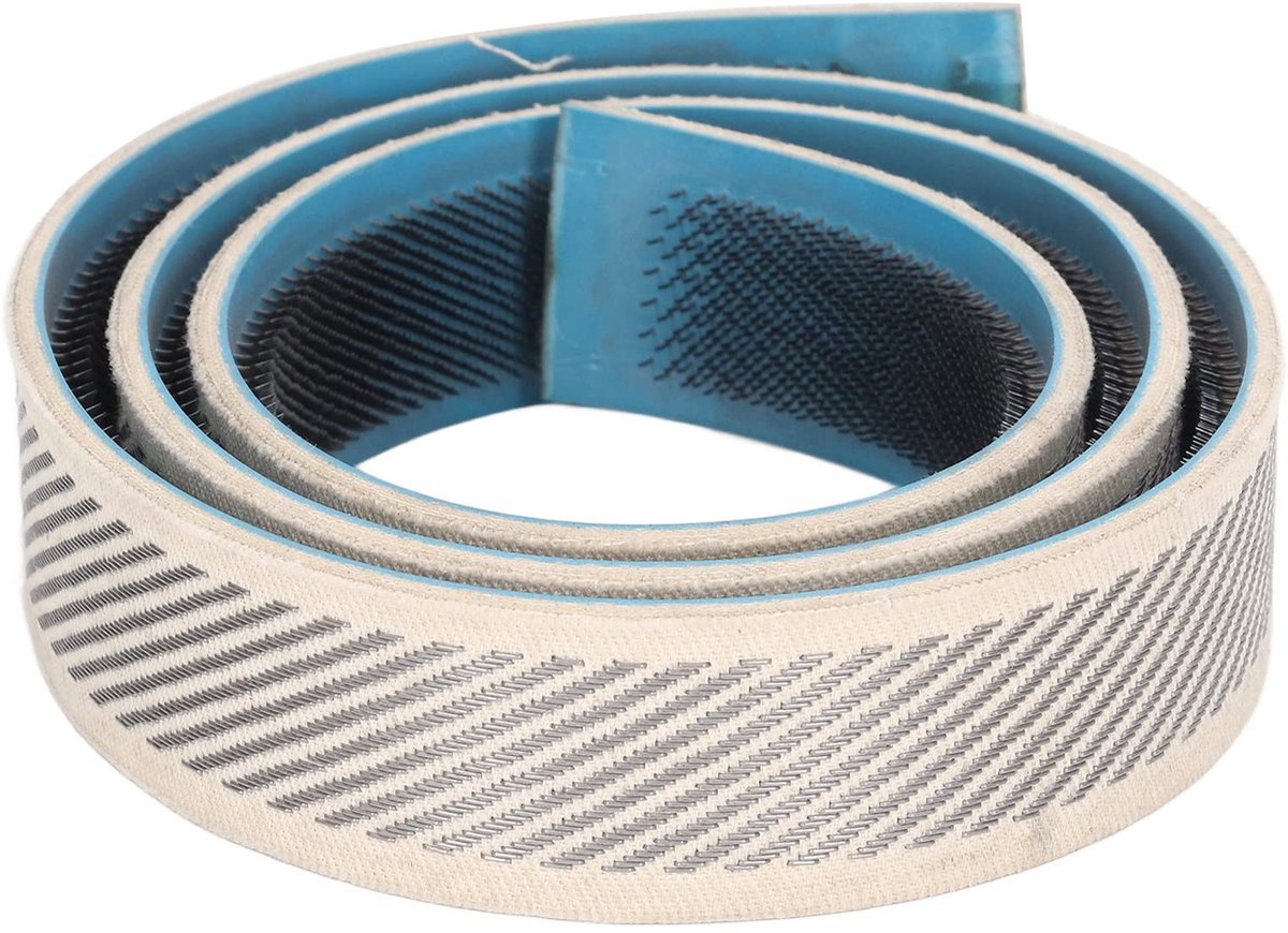 Dailygoods- Tapijthaken 100 cm - Grijpstrips - Kunstleren Band - Roestvrij Stalen Naald - Huishoudelijk Gebruik - Vrij Knippen - Tuftingstrip