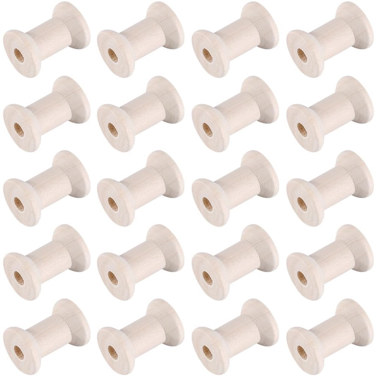 Dailygoods - 25 Stuks Houten Klossen voor DIY Crafting