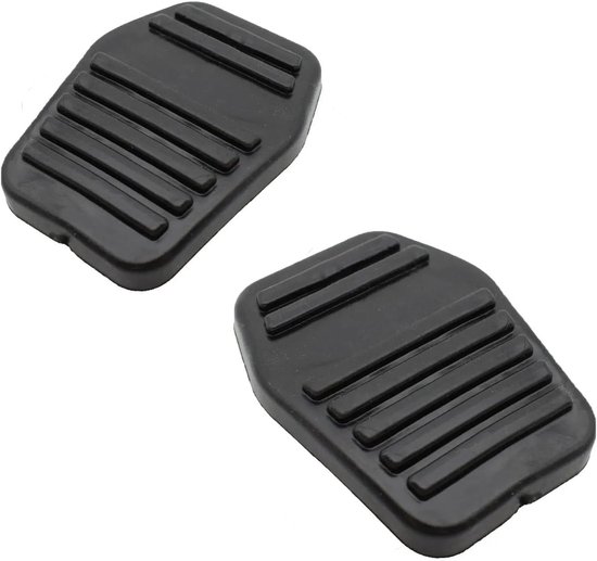 Pedaalhoezen Set - Koppeling Rem - Verbeter Rijcomfort - Antislip Rubber - 2 Stuks - Zwart — afbeelding 3