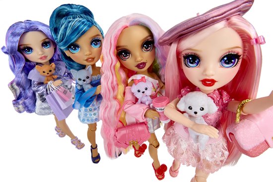 Rainbow High Pretty in Paris-modepop Bella Parker (roze) van 28 cm met statementoutfit, stijlvolle handtas, speelgoed of cadeau voor meisjes, kinderen van 4-12 jaar van Rainbow High — afbeelding 5