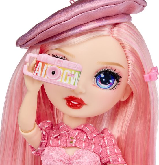 Rainbow High Pretty in Paris-modepop Bella Parker (roze) van 28 cm met statementoutfit, stijlvolle handtas, speelgoed of cadeau voor meisjes, kinderen van 4-12 jaar van Rainbow High — afbeelding 4