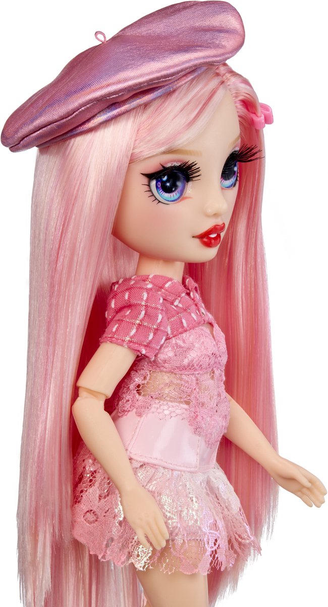 Rainbow High Pretty in Paris-modepop Bella Parker (roze) van 28 cm met statementoutfit, stijlvolle handtas, speelgoed of cadeau voor meisjes, kinderen van 4-12 jaar van Rainbow High — afbeelding 3