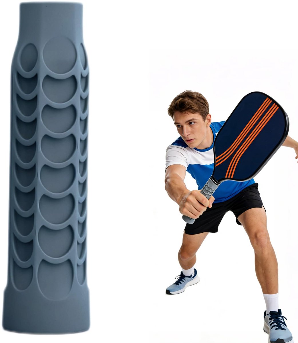 Dailygoods- Padel Racket Grip Antivibratie - Antislip - Schokabsorberend - Duurzaam - Flexibel - Hoogwaardig Siliconenmateriaal - Racketgrip