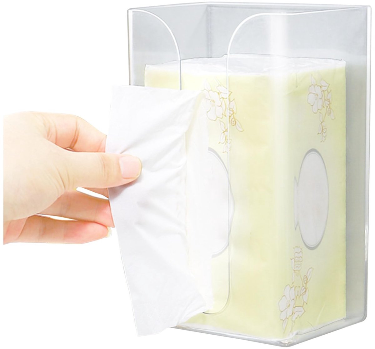Dailygoods- Handdoekdispenser 2 Stuks - Wandhouder - Papieren Dispenser - Zelfklevend - Zakdoekdoos - Zonder Boren - Zakdoekhouder
