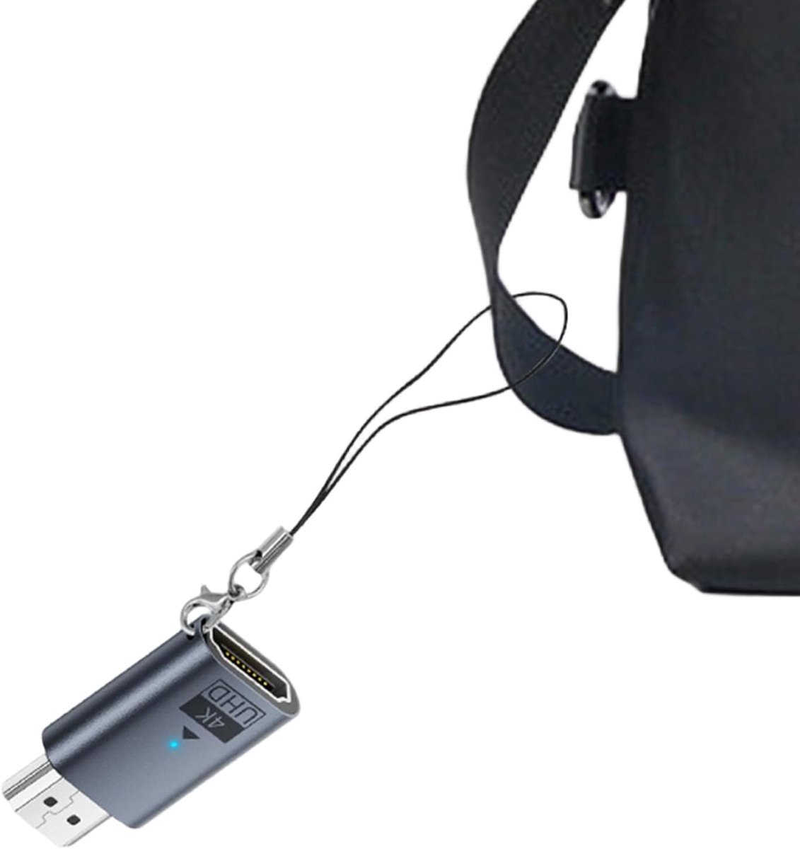 HD Schermadapter - Mediastreamer Dongle - Presentaties Streamen - 4K Ultra HD - 40x23x13mm - Donkergrijs