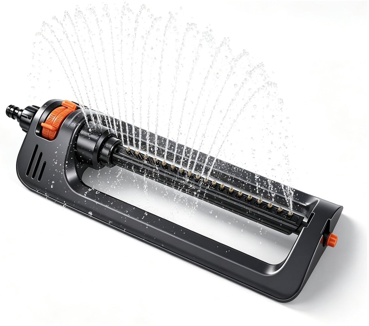 Dailygoods- Sproeier Automatisch - Zwenksproeier - Cilindrisch - 19 Gaten - Voor Gazons/Bloembedden - Tuinsproeier