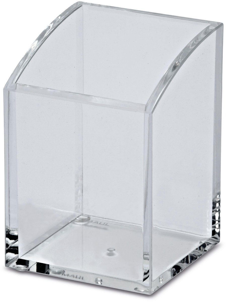 Dailygoods- Pennenhouder Transparant - Bureau Organizer - Acryl - Ruimtebesparend - Elegant - Ideaal voor Kantoor en Thuis