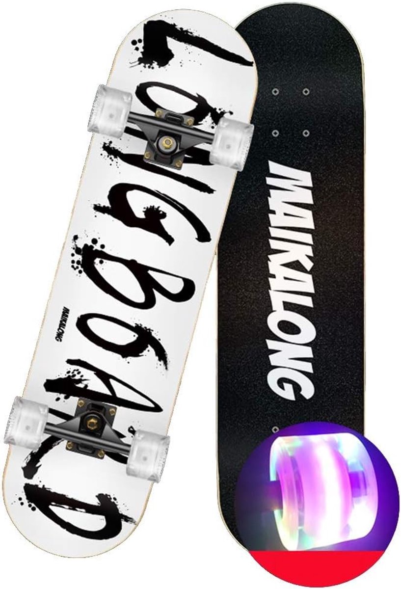Skateboard Longboard Straat rijden 7-laags esdoornhout 79×20.5cm