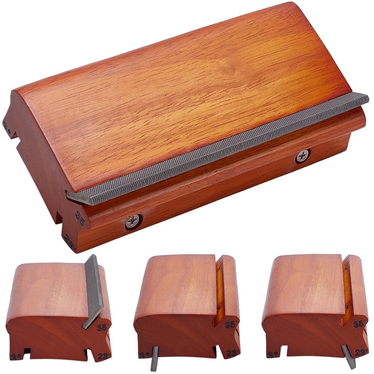 Dailygoods - Fret Afschuiningsvijl voor Gitaarbewerking met Kameel Hout
