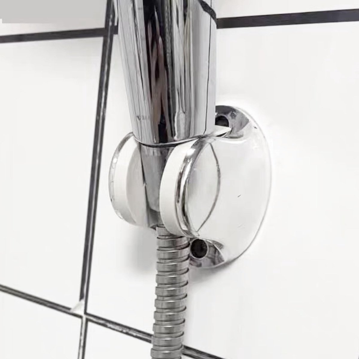 Dailygoods- Douchekophouder Hoogwaardig ABS - Douchehouder - Handdouchehouder - Schroefbevestiging - Universeel - Lichtgewicht en Duurzaam