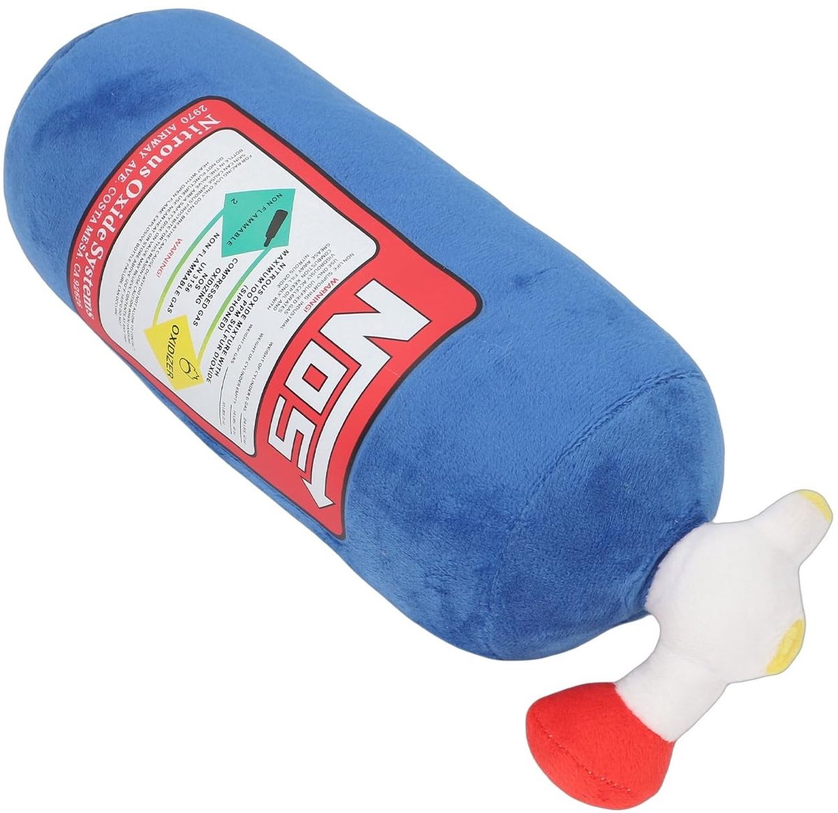 Dailygoods - Acouto NOS Flesvormig Kussen Creatief Autohoofdsteun Reisnekkussen Decor Superzacht Bestuurder Passagiers Helpen Vermoeidheidsondersteuning Te Krijgen A Om Hoofdkussen Nek Te Ontdoen NOS FleskussenNOS
